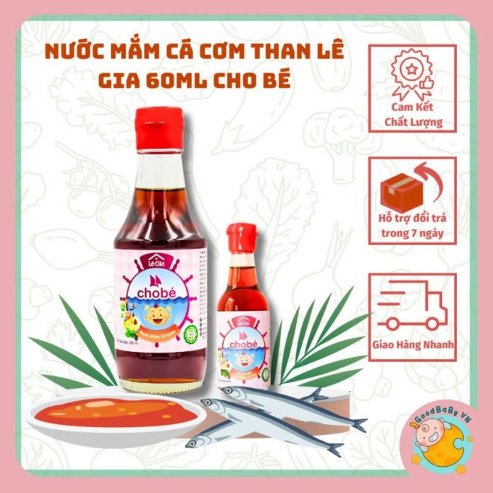 [Review] Nước Mắm Cá Cơm Lê Gia Cho Bé Ăn Dặm Có Ngon & Ít Muối Không?