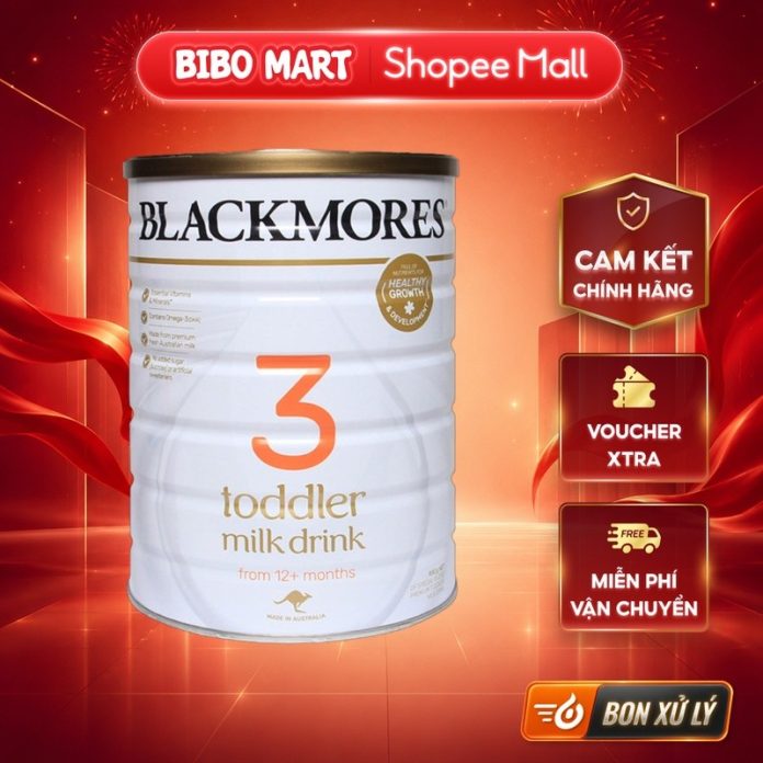 Sữa Blackmores Số 3 Toddler Úc Phát Triển Chiều Cao Tăng Cân Nặng Cho Bé Trên 12 Tháng 900g - Bibomart