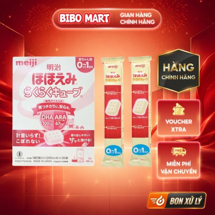 Sữa Meiji Thanh Số 0 Số 9 Nội Địa Meiji Tách LẻTăng Sức Đề Kháng Cho Trẻ Từ 0 Tháng - Bibo Mart