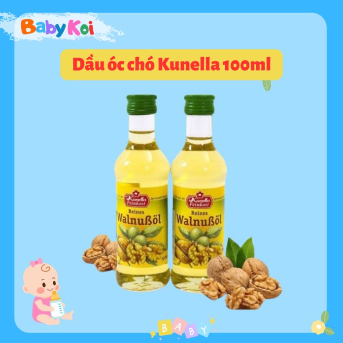 Dầu Óc Chó Kunella 100ml Đức nguyên chất cho bé ăn dặm (date 09/2025) Dầu Óc Chó Kunella 100ml Đức nguyên chất cho bé ăn dặm (date 09/2025)