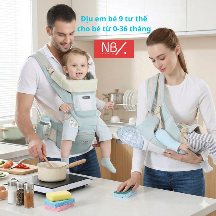 Địu em bé sơ sinh 9 tư thế chống gù đa năng cao cấp từ 0-36 tháng Địu em bé sơ sinh 9 tư thế chống gù đa năng cao cấp từ 0-36 tháng