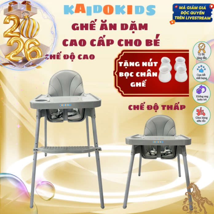 Ghế ăn dặm, bàn ăn cho bé kèm mặt bàn, 3 điểm dây đai an toàn sử dụng cho bé từ 6 tháng đến 3 tuổi Ghế ăn dặm, bàn ăn cho bé kèm mặt bàn, 3 điểm dây đai an toàn sử dụng cho bé từ 6 tháng đến 3 tuổi