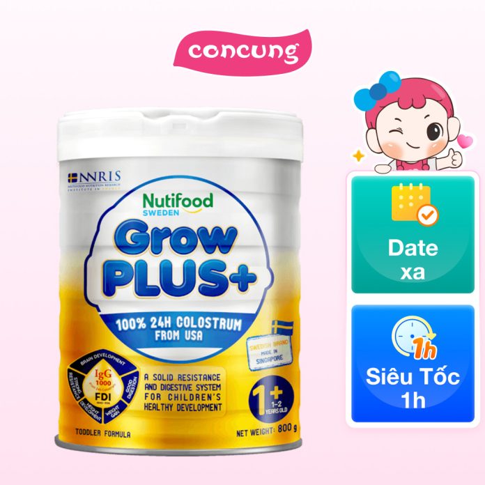 SPDD GrowPLUS+ Sữa Non (Vàng) 1+ tuổi, 800g SPDD GrowPLUS+ Sữa Non (Vàng) 1+ tuổi, 800g