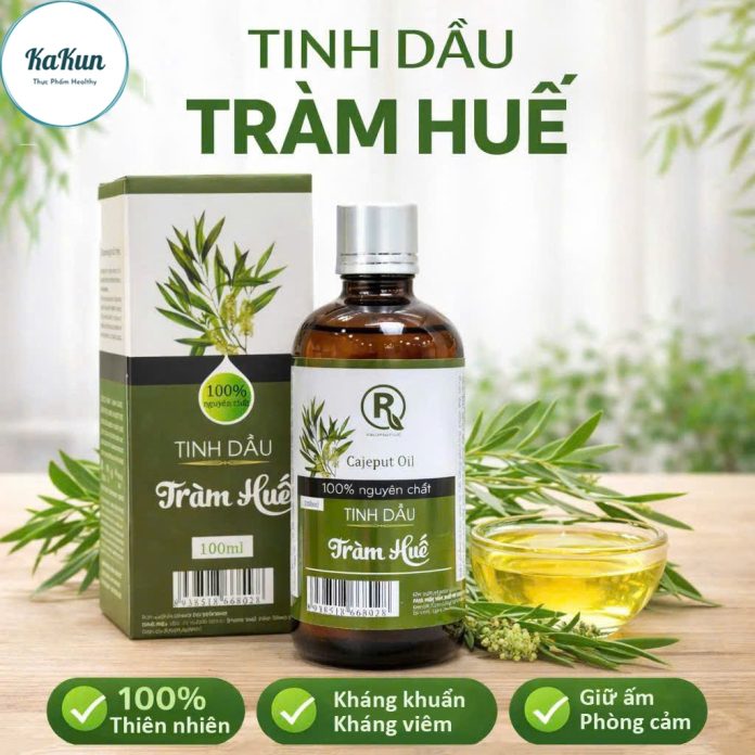 Tinh dầu tràm Huế nguyên chất cho bé, xông phòng chuẩn xịn (100ml) Tinh dầu tràm Huế nguyên chất cho bé, xông phòng chuẩn xịn (100ml)