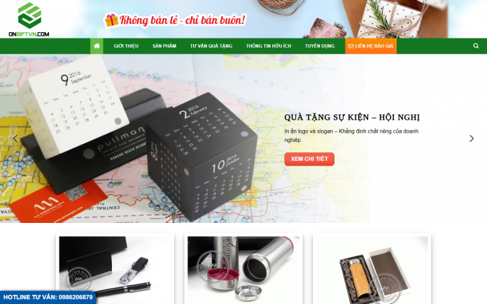 Mẫu Website Quà Tặng Doanh Nghiệp In Logo A3 Độc Đáo Chuẩn SEO mẫu website quà tặng doanh nghiệp - Quà Tặng Doanh Nghiệp A3