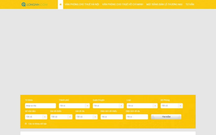 mẫu website bất động sản văn phòng - Cho Thuê Văn Phòng & BĐS Hà Nội